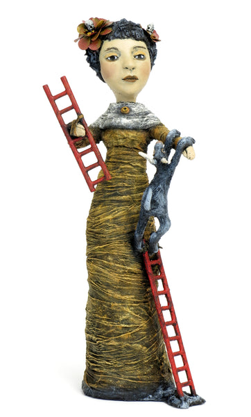 "My Shadow Self Climbs the Ladder Seeking the Light"