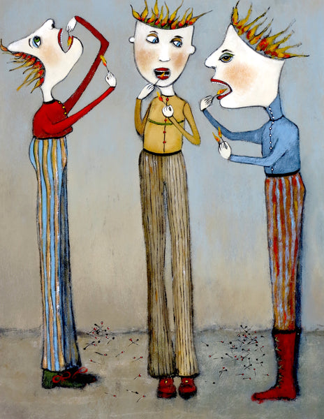 SOLD  "EATING MATCHES"