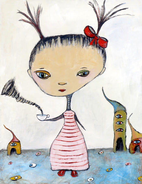 SOLD "TORNADO IN A TEA CUP"