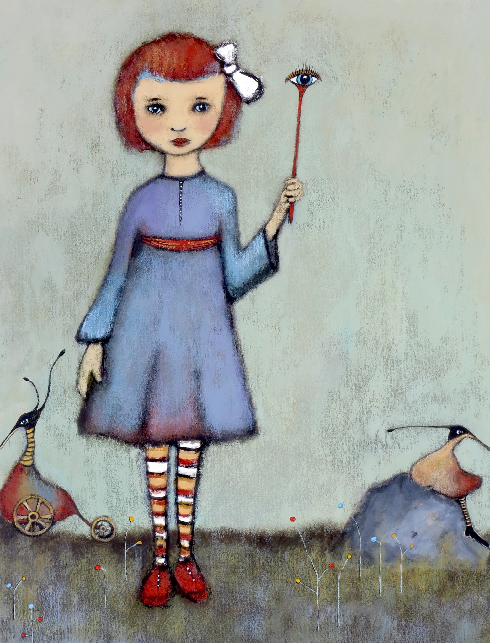 SOLD    "YOUTH KEEPS A WATCHFUL EYE"