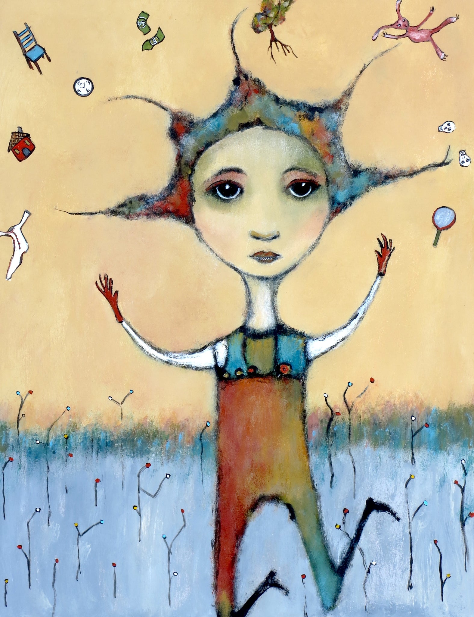 SOLD  "Life In Chaos, She Went Skipping Merrily Down The Road"