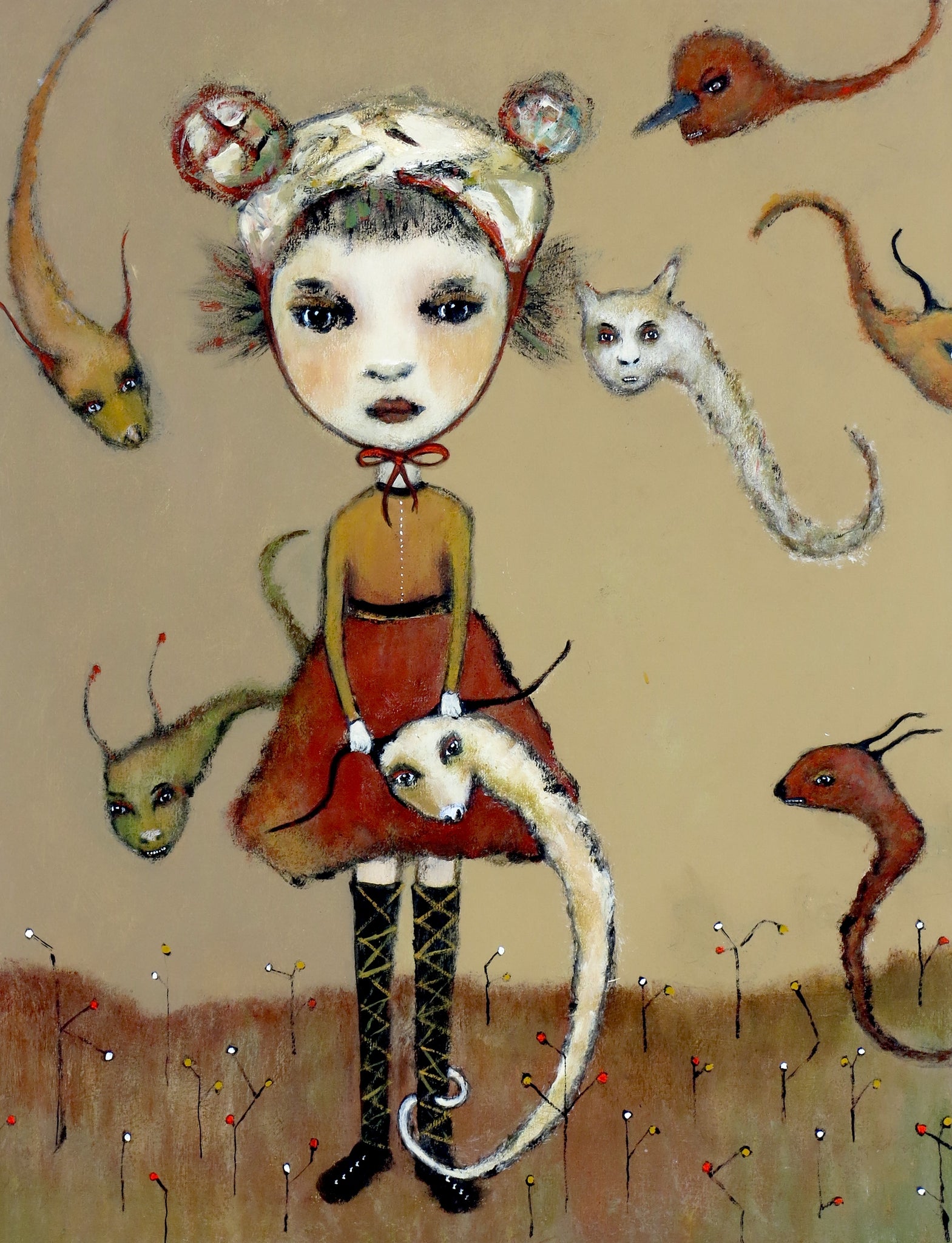 SOLD  "Taming My Little Monsters" (or vise versa)