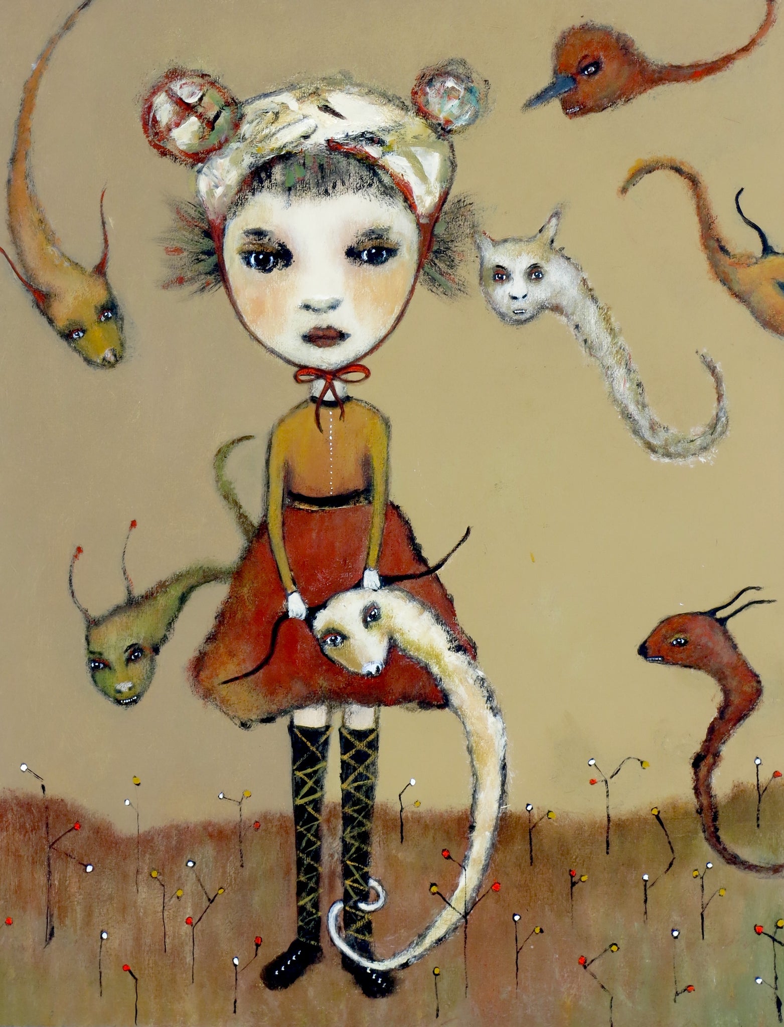 SOLD  "Taming My Little Monsters" (or vise versa)