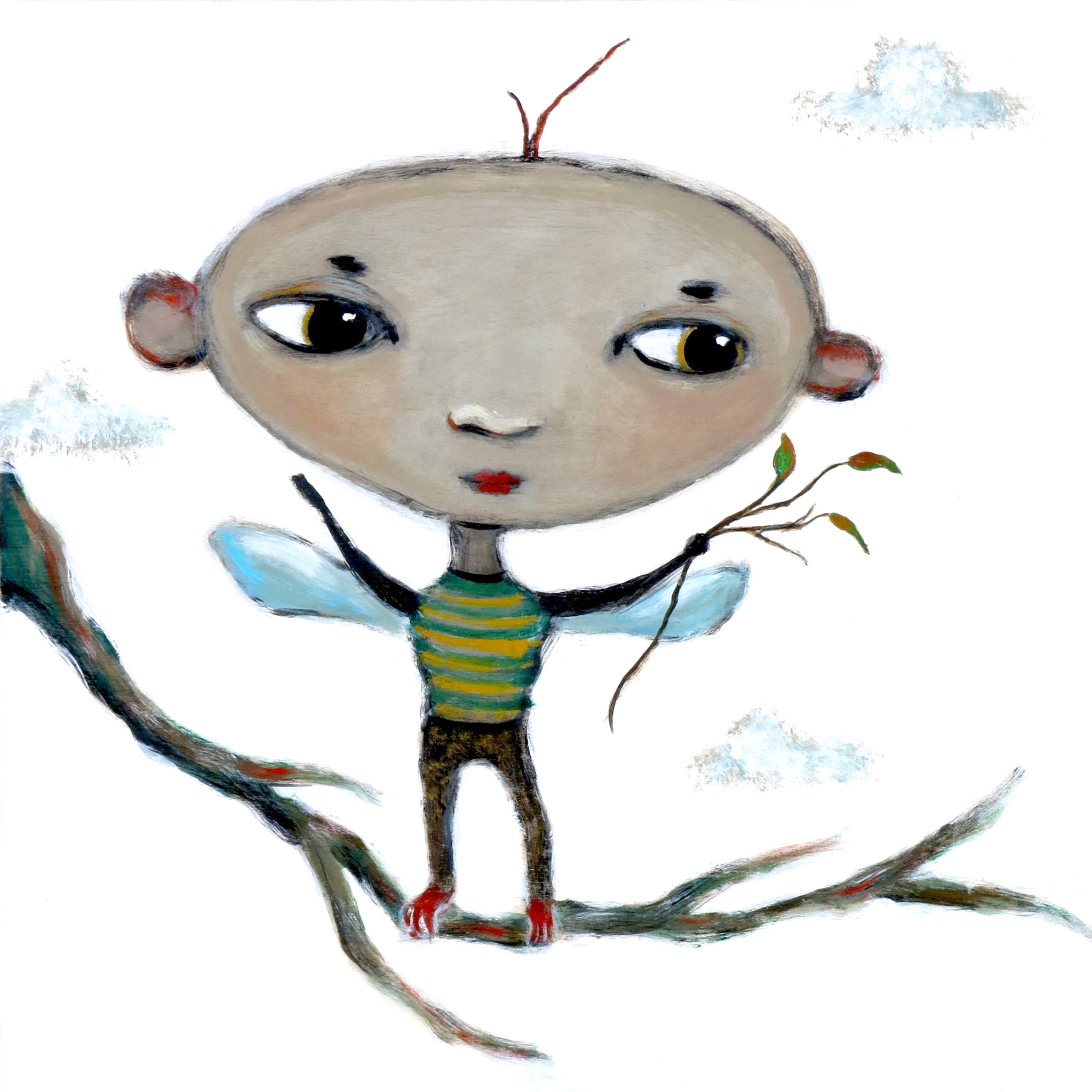 "Bird Boy Goes Out on a Limb"