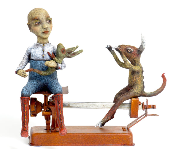 SOLD  "MONSTERS TIP THE SCALES"