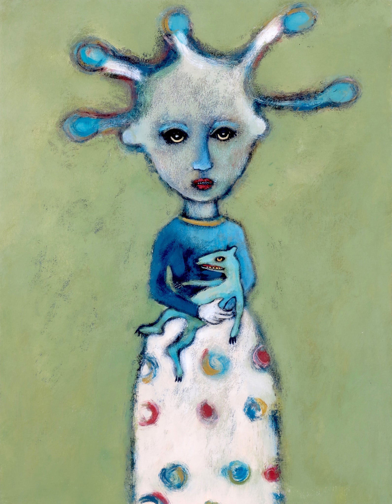 SOLD   " Sofia Holds on to Her Anger, Afraid it Might Bite Someone if She Lets Go"