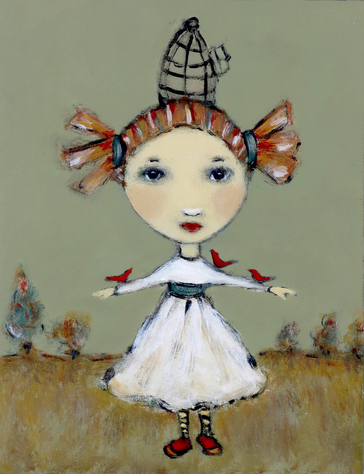SOLD  "Assisting With the Escape"