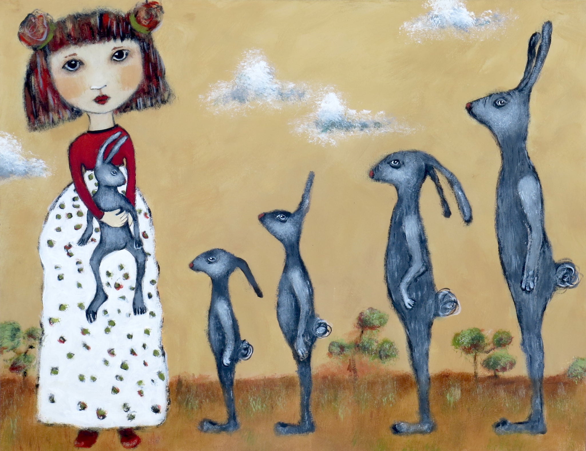 "Her Gray Hares Were Increasing in Number"