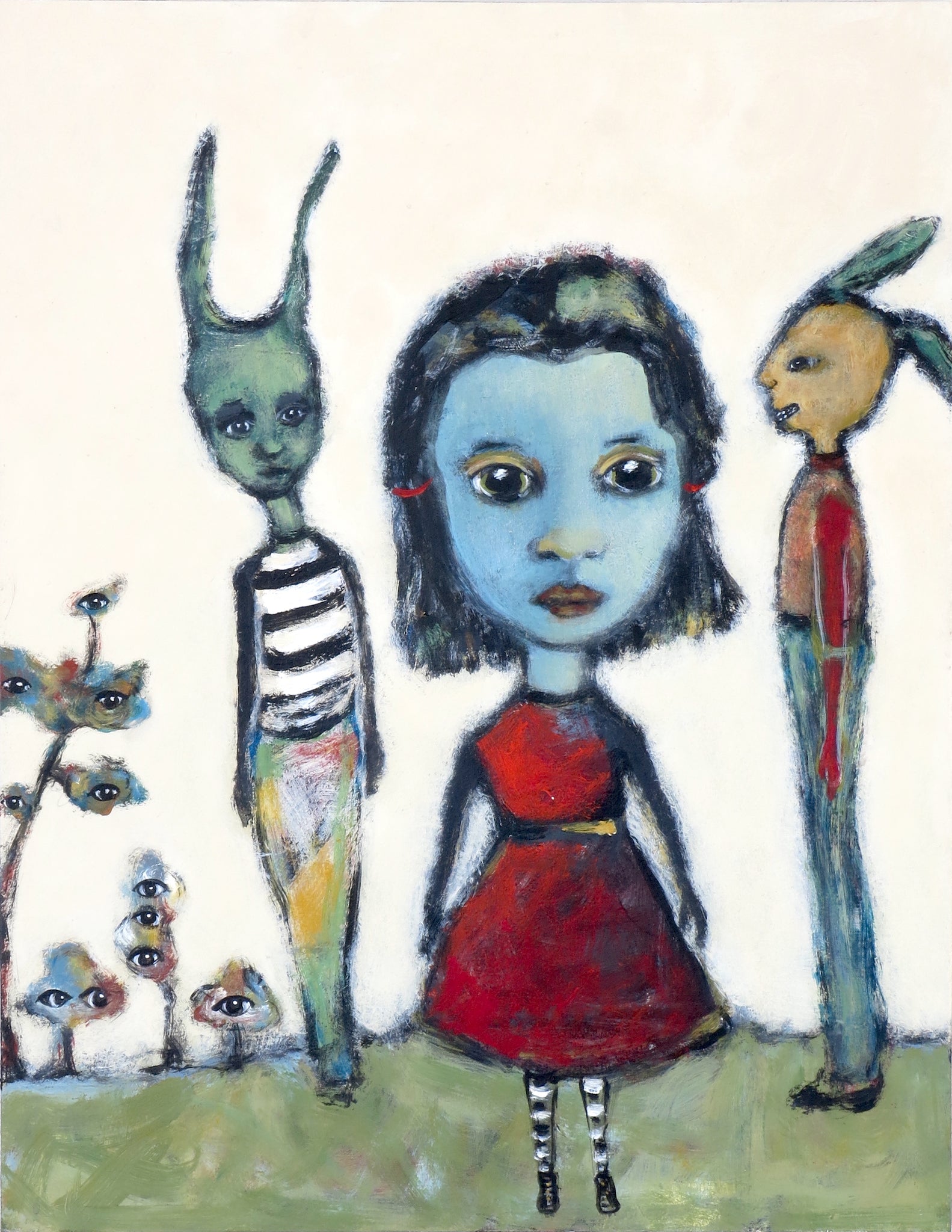 SOLD "STANDING AT THE CROSSROADS"