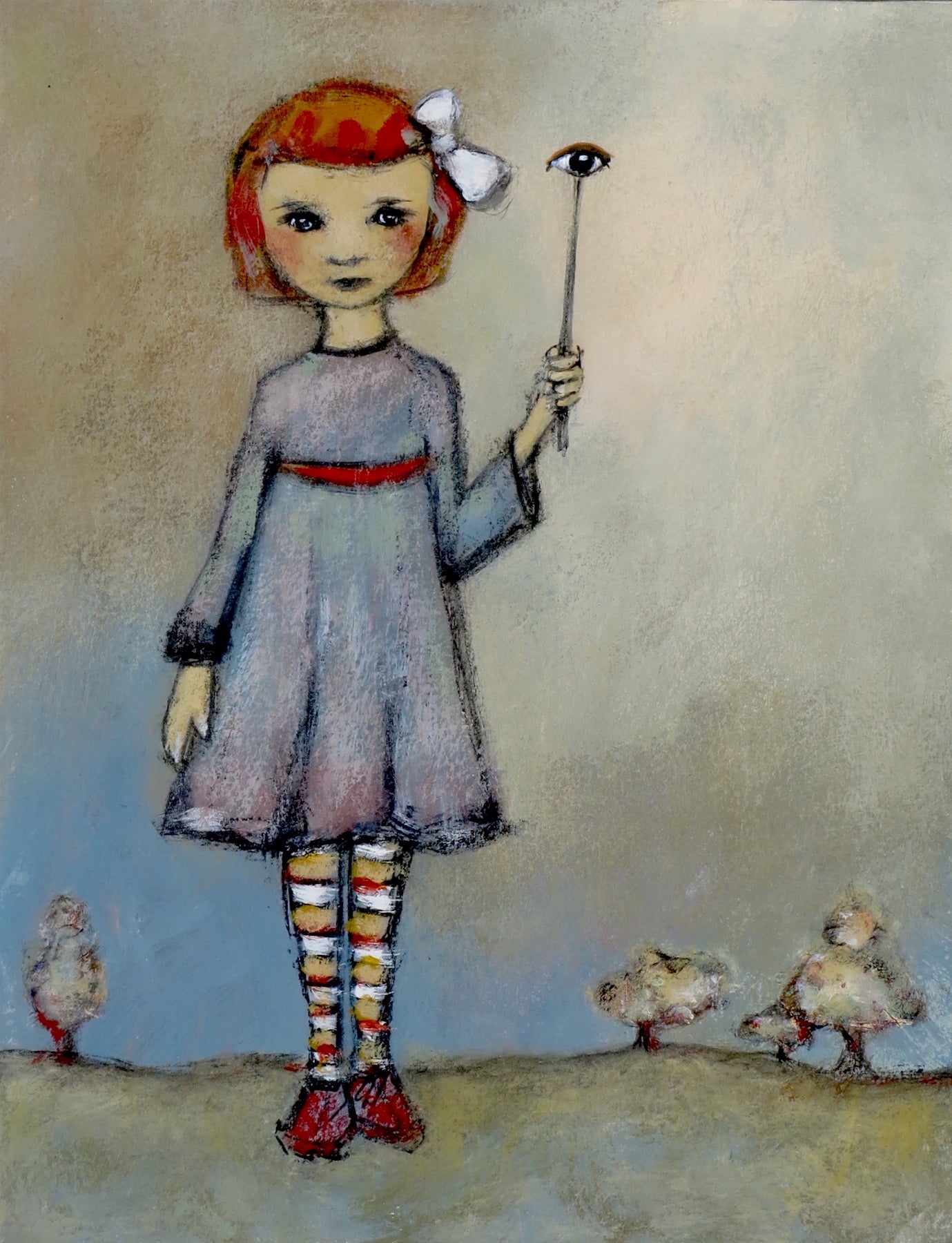 SOLD "Youth Keeps a Watchful Eye"