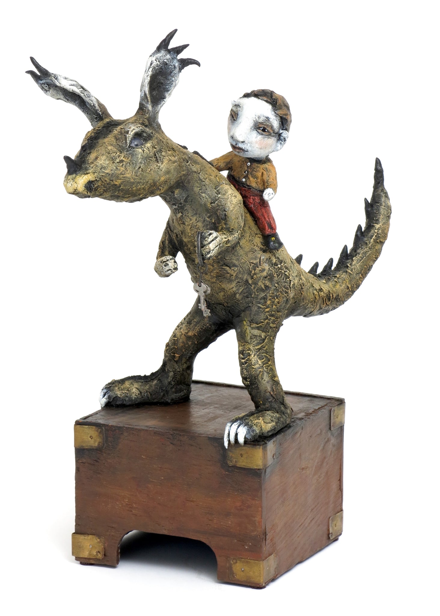 SOLD  "RIDING THE SHADOW CREATURE INTO MY DREAMS"