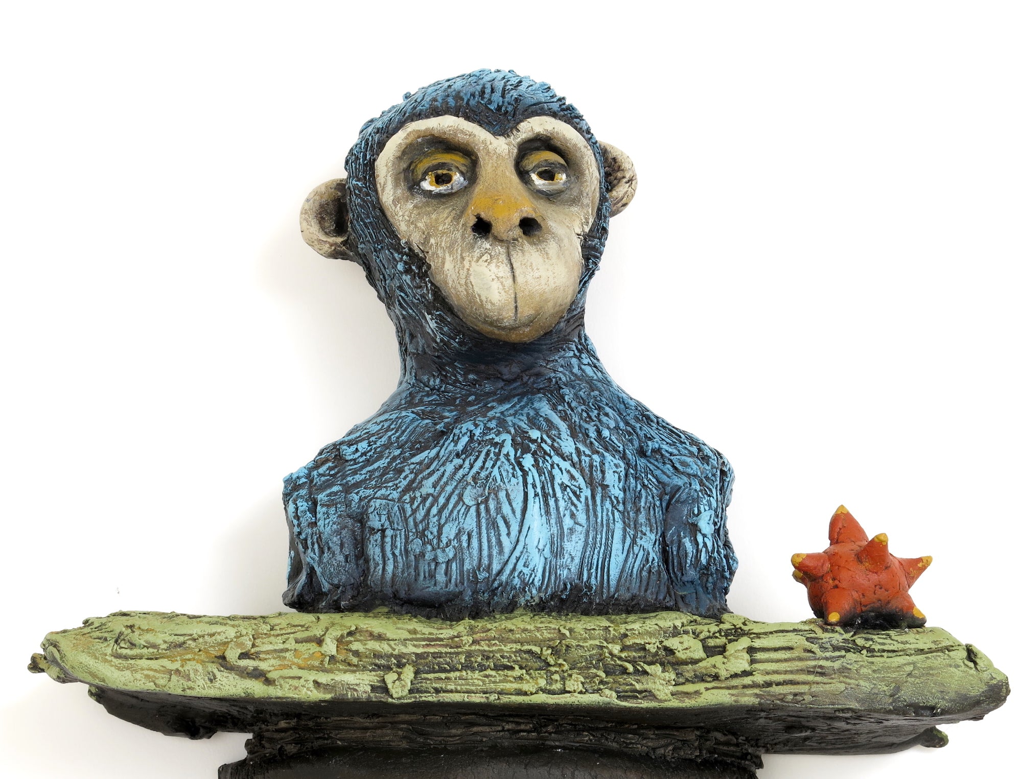 SOLD "Oliver Attempts to Control His Monkey MInd Without Success"