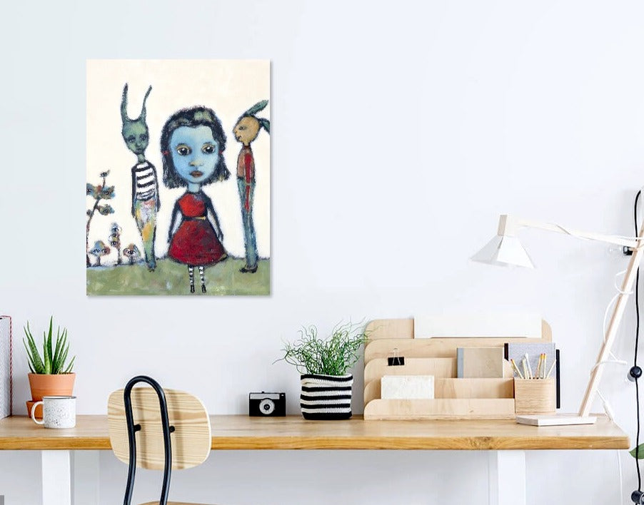 SOLD "STANDING AT THE CROSSROADS"