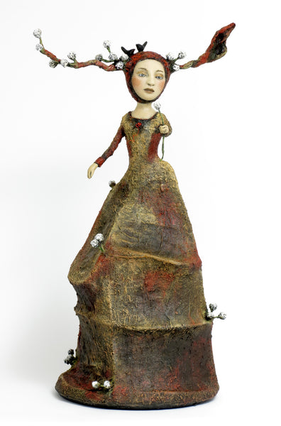 SOLD  "Dandelion Girl Spreads the Seeds of Change"