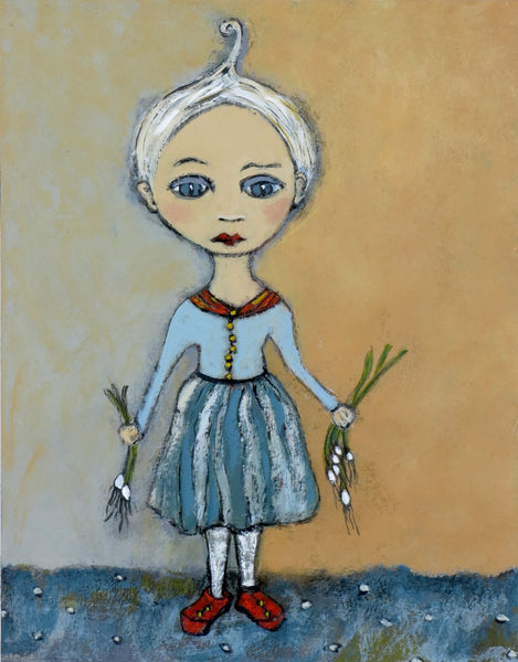 "Onion Girl Peels Back the Layers of Her Emotions"