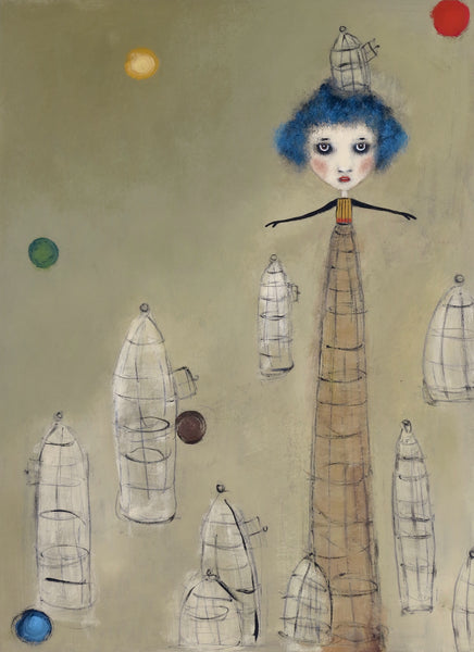 SOLD   "I've Outgrown My Cages"