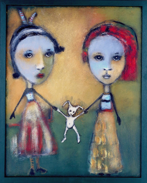 SOLD   "Splitting Hares"