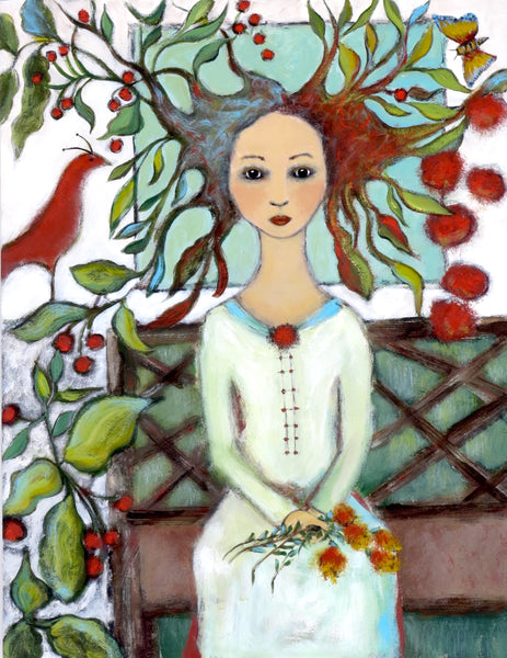 SOLD  "Warning - Do Not Disturb Me While I'm in My Garden"