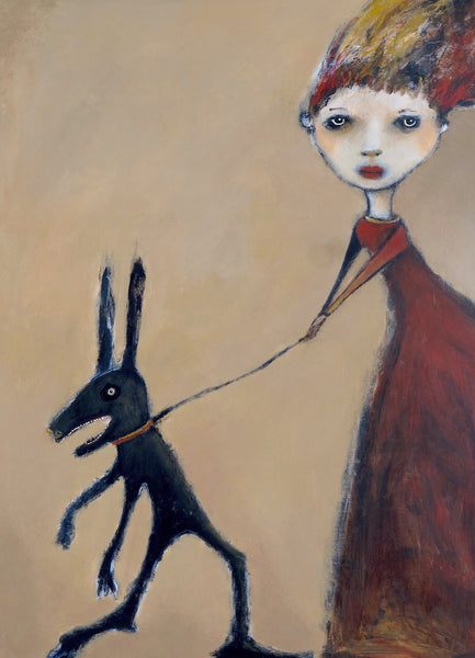SOLD   "Letting Mischief Lead the Way"