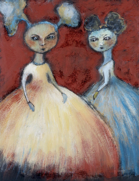 "Suspicious of Women in Big Party Dresses"