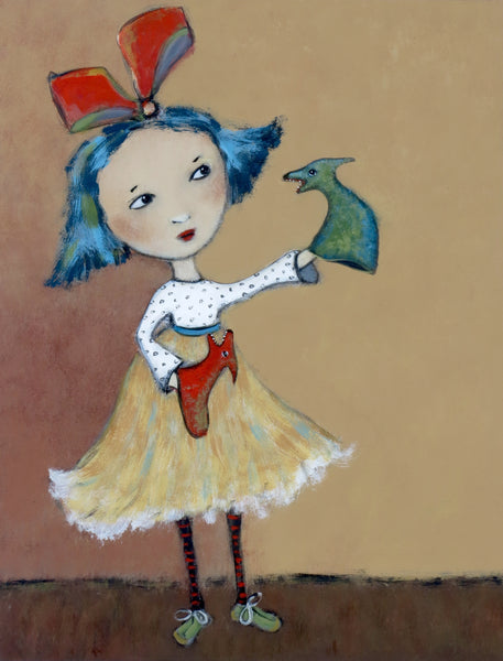 SOLD  "Felicity Fears The Puppets Were Getting The Upper Hand"
