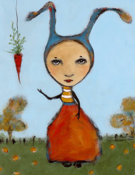 SOLD   "Done Grasping For Carrots"