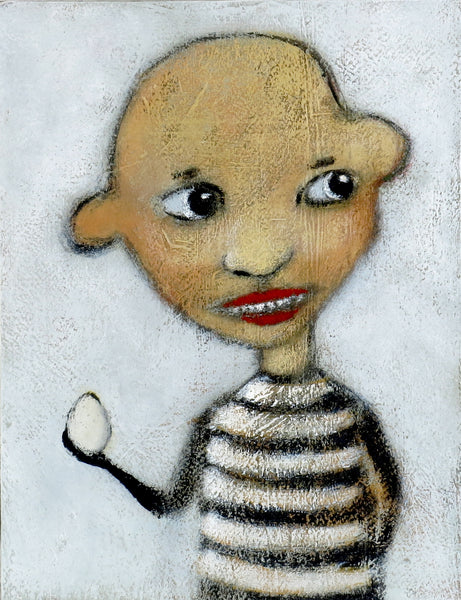 SOLD   "Egg Head Boy Falls in Love"