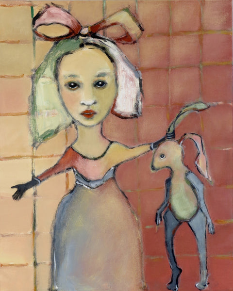SOLD   "Innocence Hangs by It's Ear"