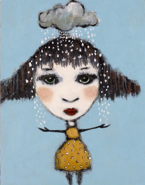 SOLD   "And Wherever Lizzy Went, Her Thundercloud Was Sure To Go"